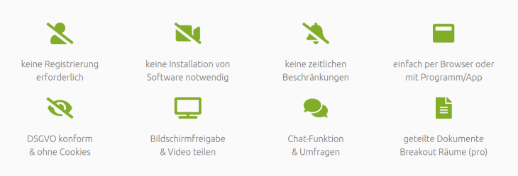 fairmeeting Eigenschaften